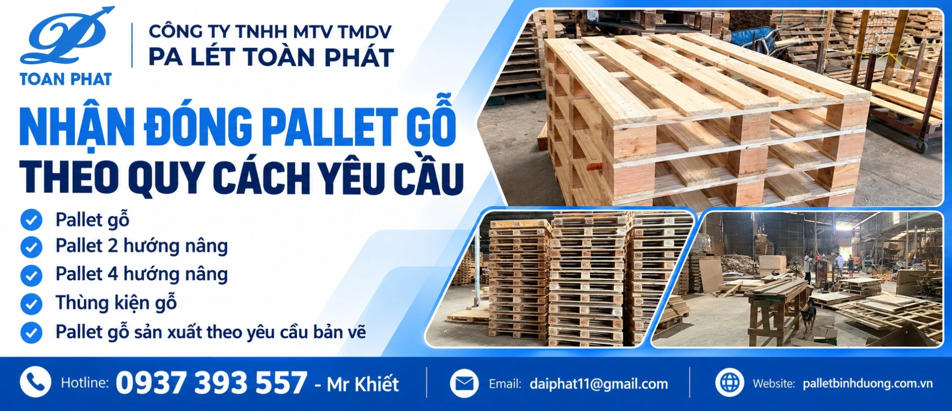 Pallet gỗ Bình Dương